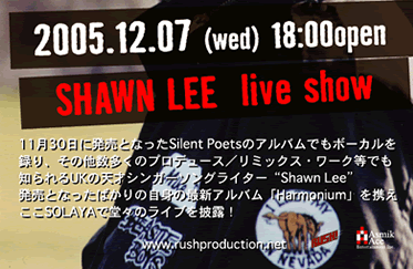 SHAWN LEE live show