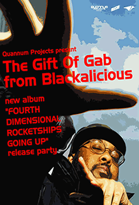 "FOURTH DIMENTIONAL ROCKETSHIPS GOING UP" release party